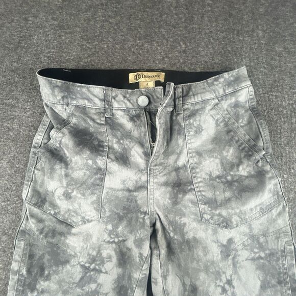 Democracy Camo Skinny Jeans Ab Technology Women's 4 Stretch Camouflage Gray - Picture 2 of 7